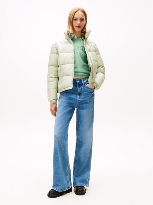 Parka Con Gorro Acolchada Packable