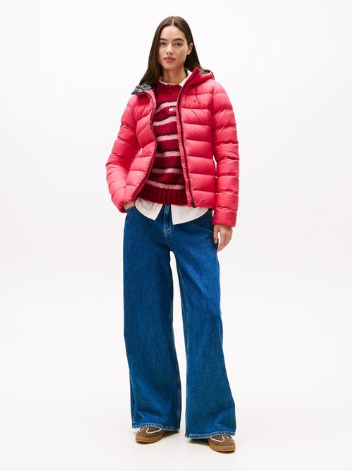 Parka Con Gorro Acolchada Slim Fit