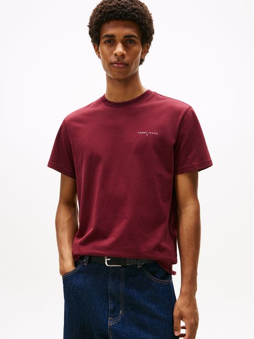 Polera Con Logo Lineal Slim Fit