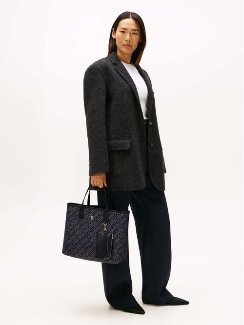 Cartera Satchel Jacquard Monogram