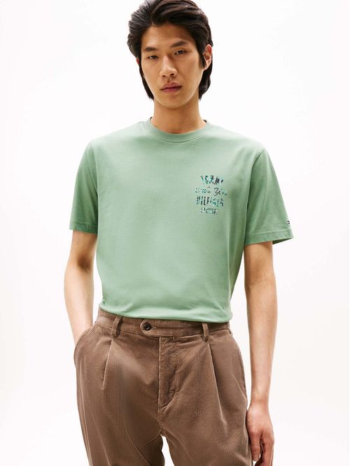 Polera Con Logo Gráfico Regular Fit