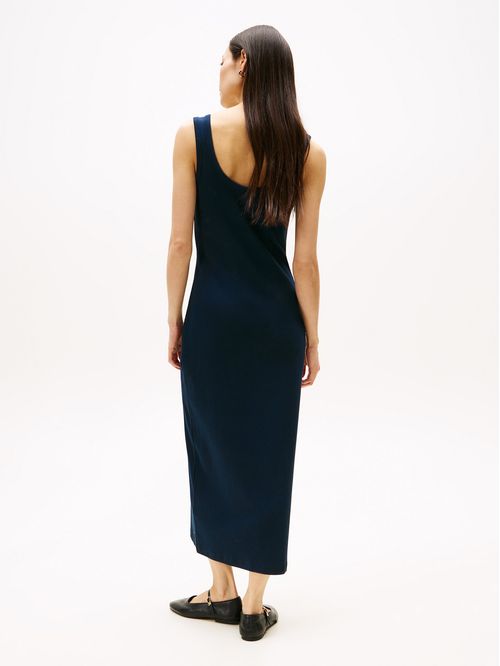 Vestido Slim Fit Con Diseño A Rayas