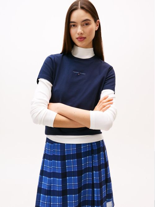 Polera Regular Fit Logo Lineal