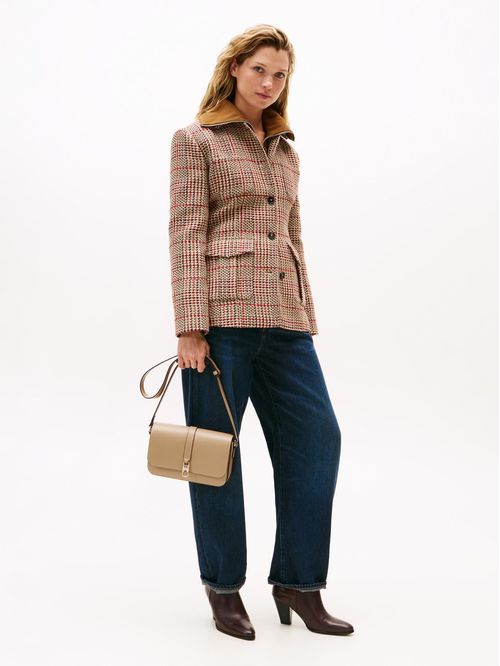 Bandolera Con Solapa Monogram