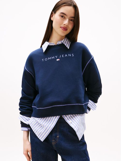 Polerón Relaxed Fit Con Logo