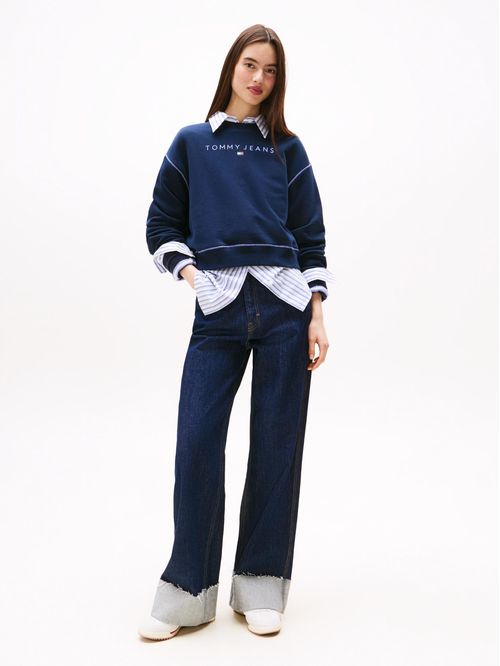 Polerón Relaxed Fit Con Logo