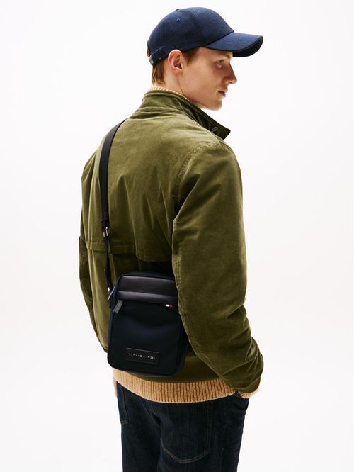 Bolso Reporter Con Parche De Logo