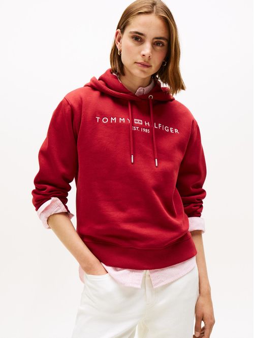 Polerón Hoodie Con Logo Bordado