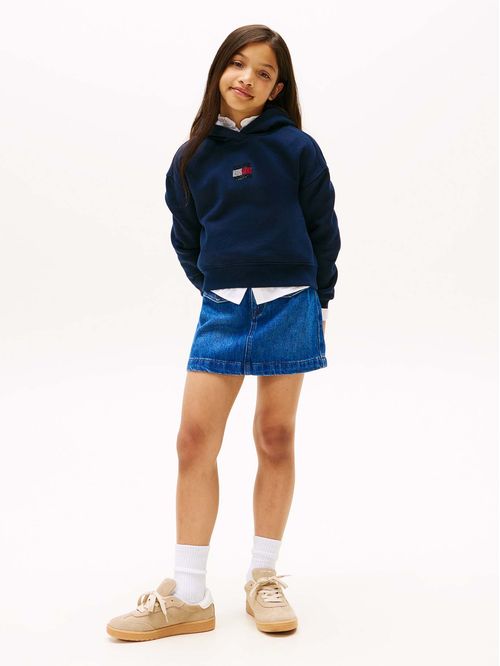 Polerón Hoodie Con Logo De Strass