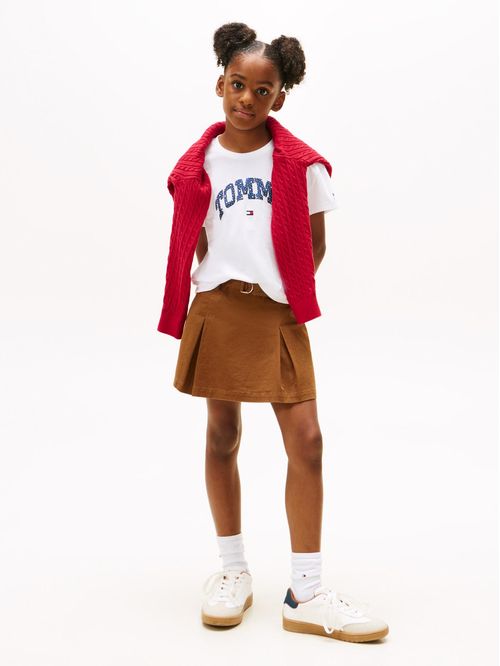 Polera Varsity Con Logo