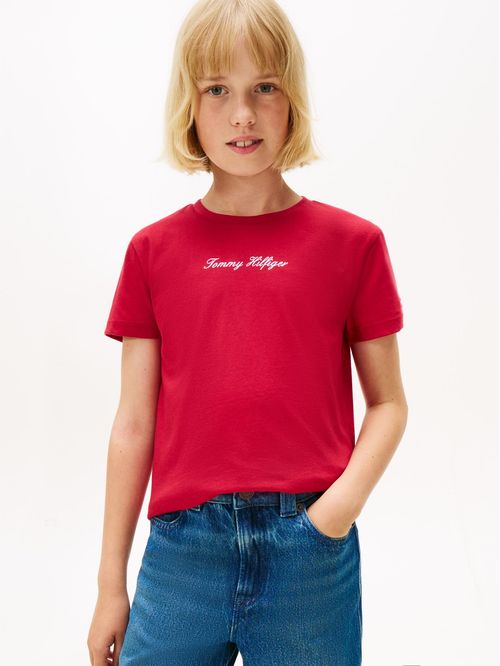 Polera Con Logo Script