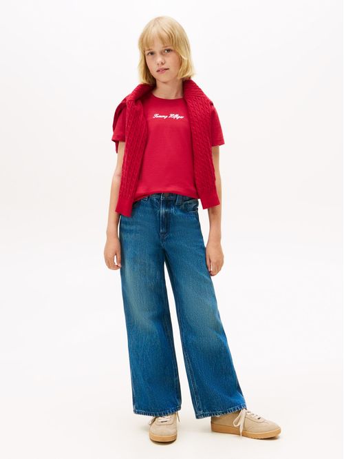 Polera Con Logo Script