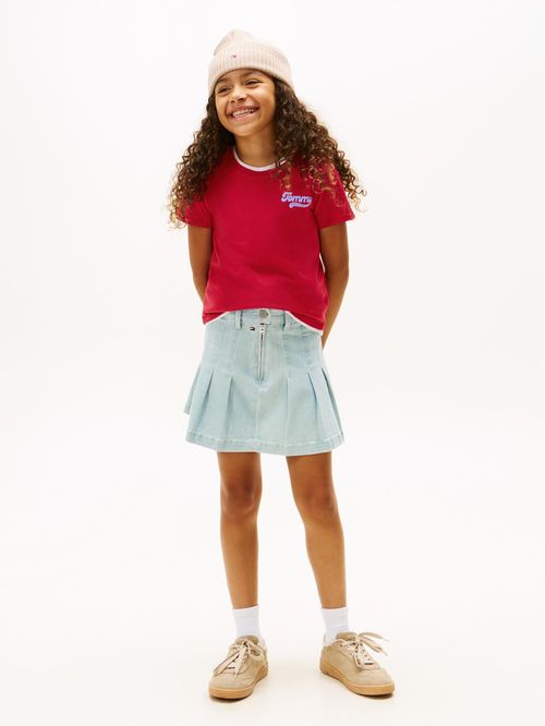 Polera Varsity Con Logo