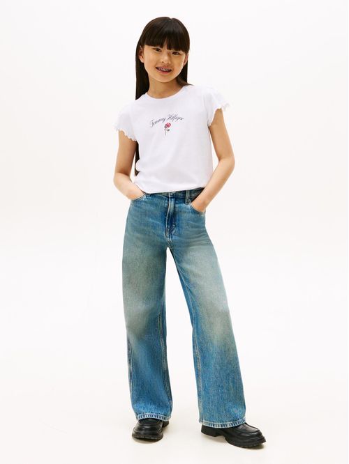 Polera Con Logo Script Gráfico