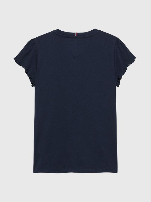 Polera Con Logo Script Gráfico De Niña