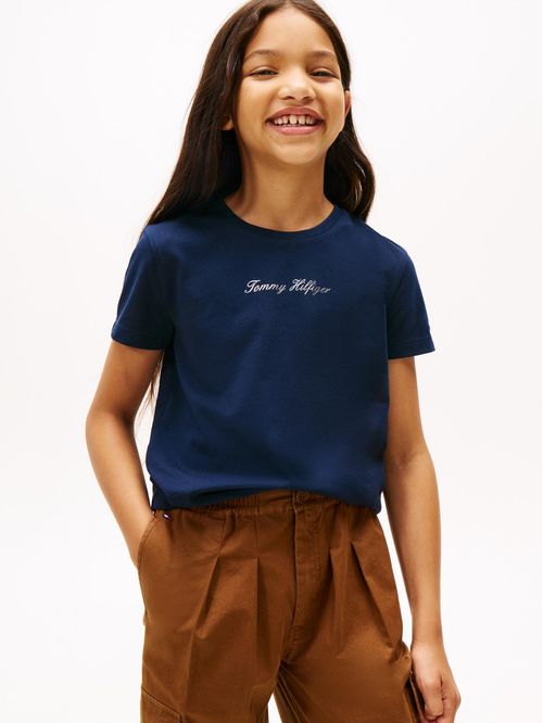 Polera Con Logo Script