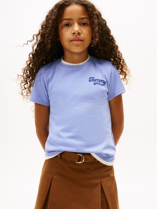 Polera Varsity Con Logo