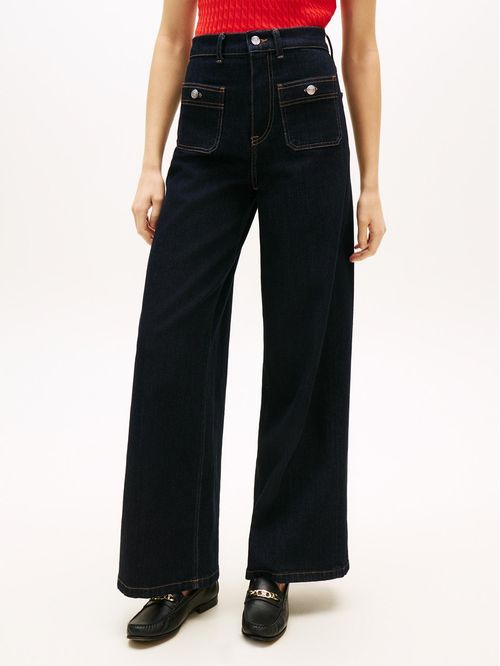 Jeans De Talle Alto Wide Leg Fit