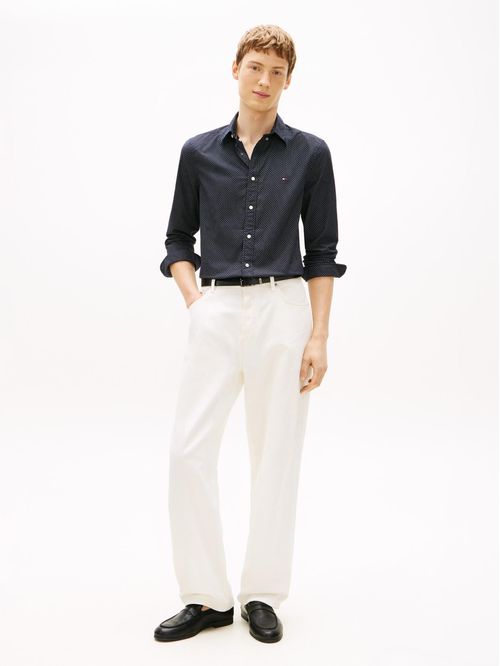 Camisa Flex Poplin Solid Slim Fit