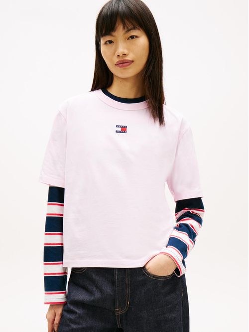 Polera Boxy Con Logo Relaxed Fit