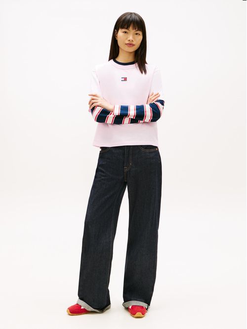 Polera Boxy Con Logo Relaxed Fit
